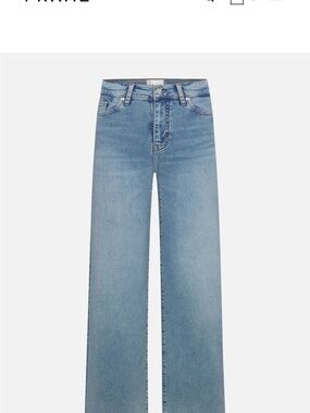 FRAME Denim Le Slim Palazzo in Ripple size 29